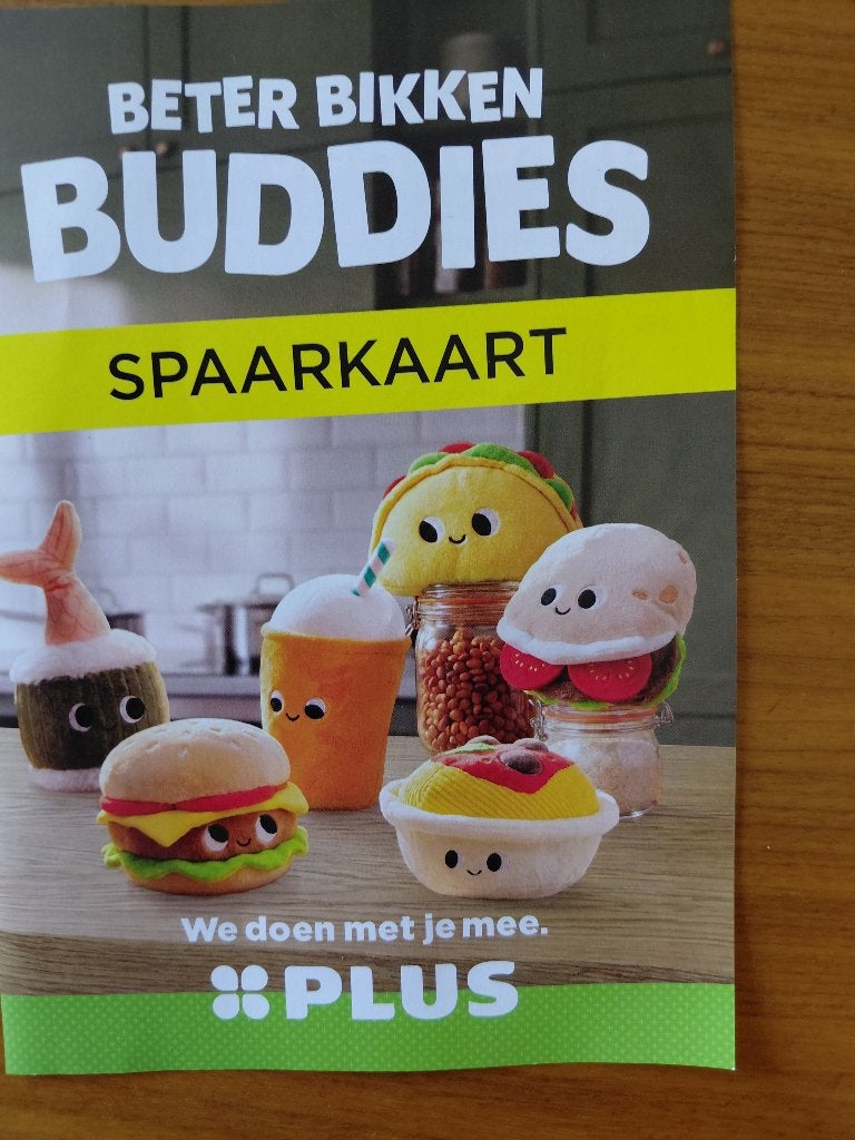 8 zegels beter bikken buddies. Plus., Plus, Ophalen of Verzenden