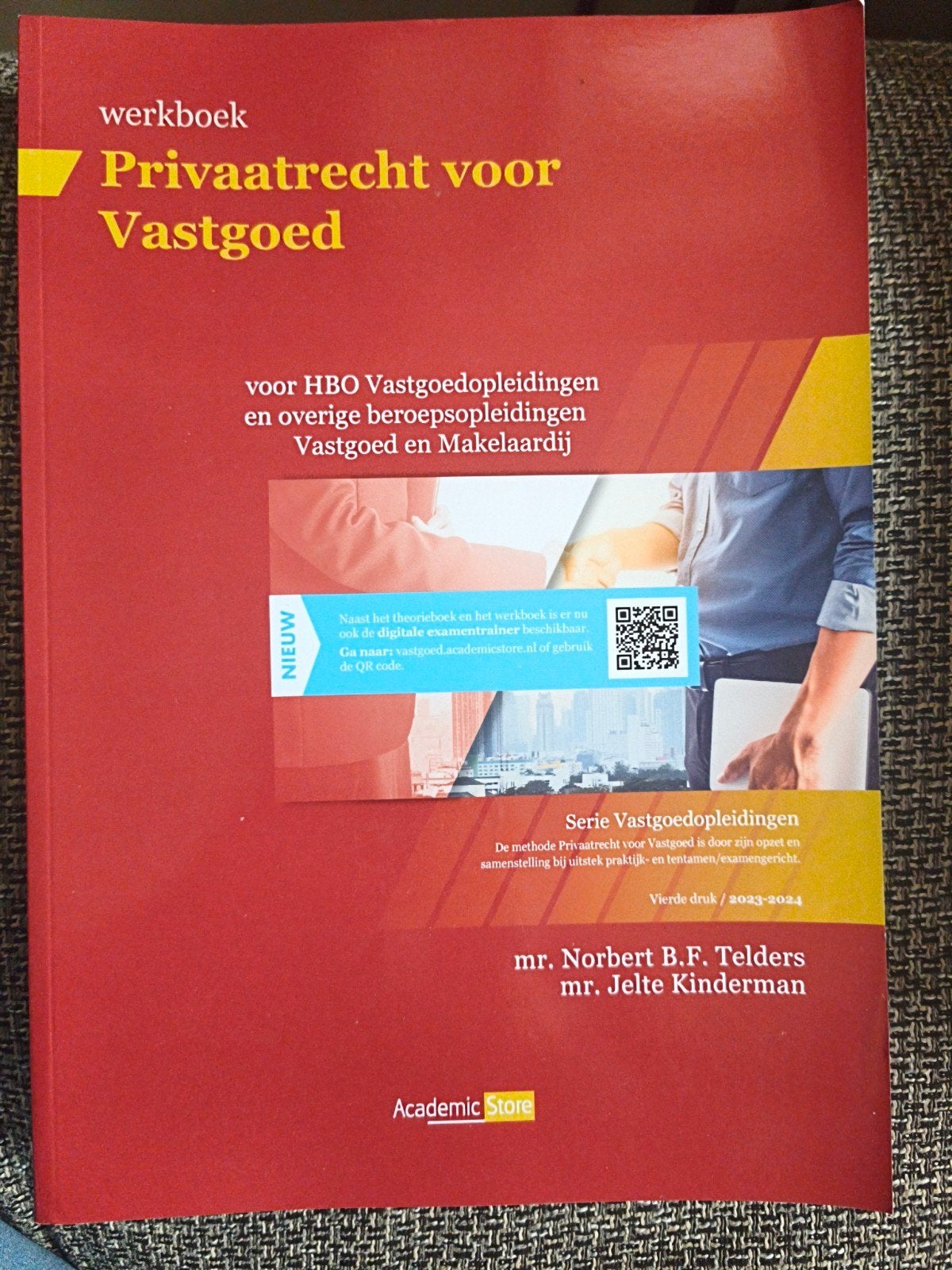 Werkboek Privaatrecht voor Vastgoed HBO Vastgoedopleidingen, Boeken, Nieuw, Gamma, Mr. Norbert B.F. Telders, mr. Jelte Kinderman