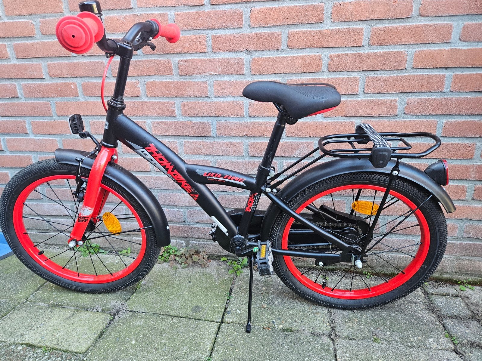 Kinderfiets 18 inch met zijwieltjes, Ophalen, Terugtraprem, Zijwieltjes, 16 tot 20 inch
