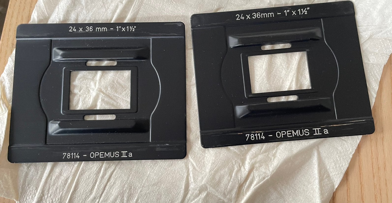 35mm format masks (24 x 36), Ophalen of Verzenden, Gebruikt