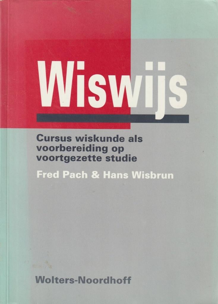 Wiswijs; cursus wiskunde voortgezette studie, Boeken, Verzenden, Alpha