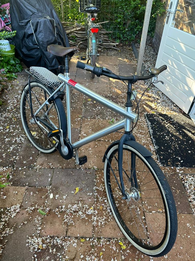 Van Moof no.3, Fietsen en Brommers, Fietsen | Heren | Herenfietsen, Terugtraprem, Gebruikt, Versnellingen, 57 tot 61 cm
