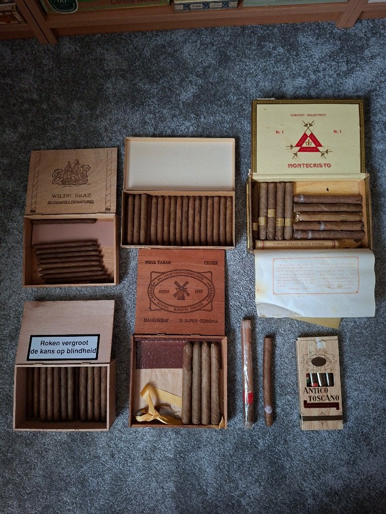Oude sigaren, Ophalen of Verzenden, Gebruikt, Tabaksdoos of Verpakking