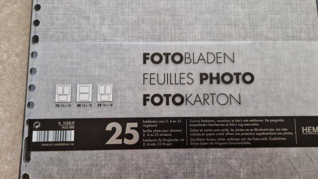 fotomap en losse foto bladen, Ophalen of Verzenden, Zo goed als nieuw, Fotoalbum-accessoire