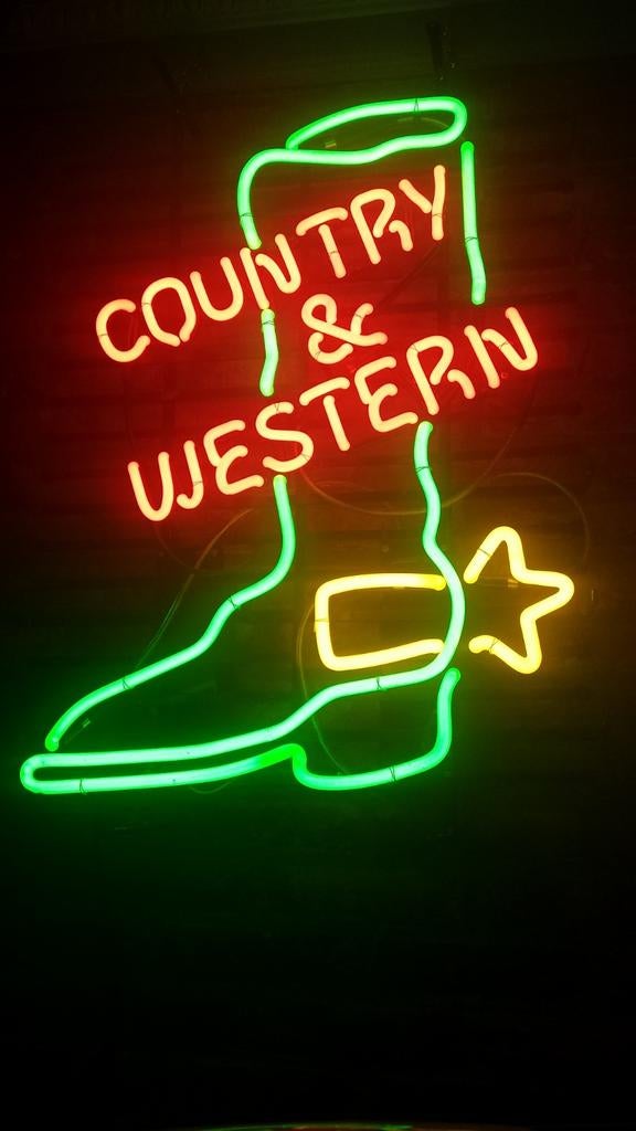 FIFTIES SIXTIES NEONVERLICHTING COUNTRY & WESTERN LAARS, Ophalen, Nieuw