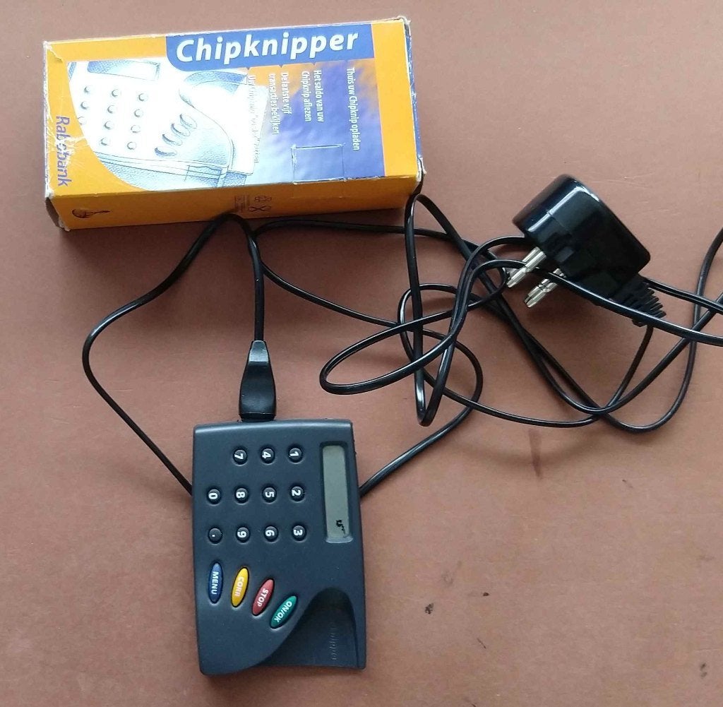 Chipknipper lezer lader met telefoonaansluiting , en meer, Ophalen of Verzenden
