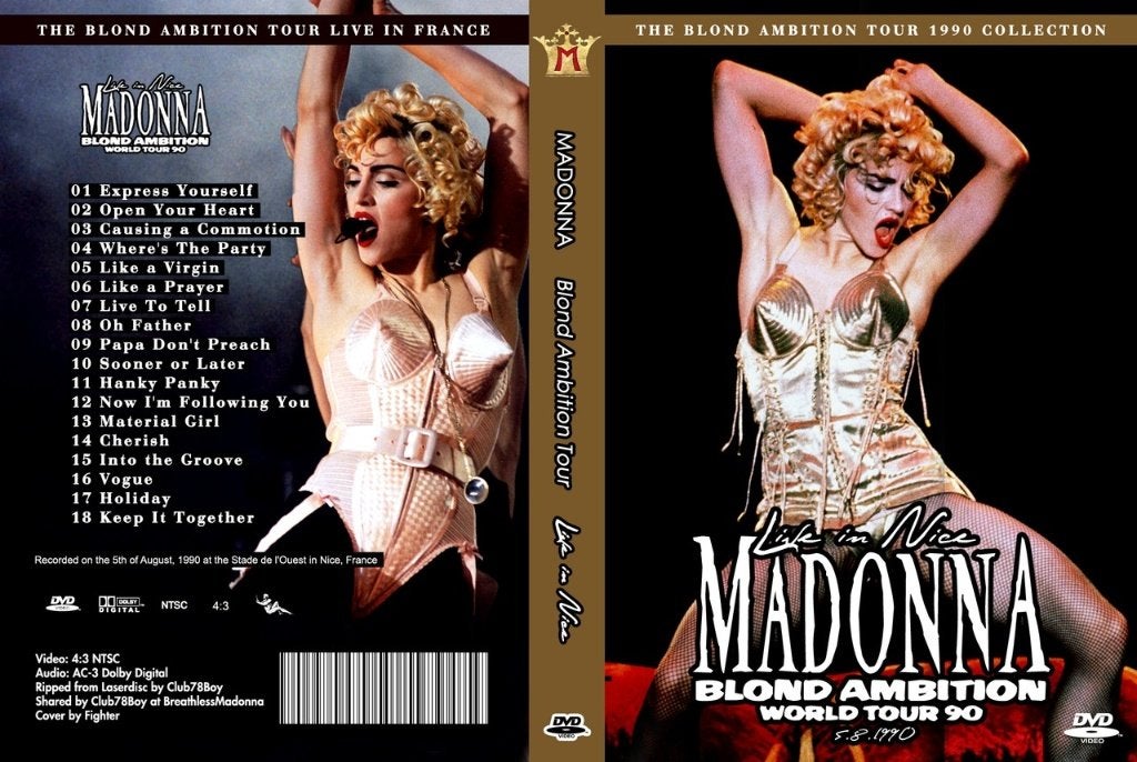 Madonna blond ambition world tour live: Nice, France 1990, Alle leeftijden, Verzenden, Nieuw in verpakking, Concert