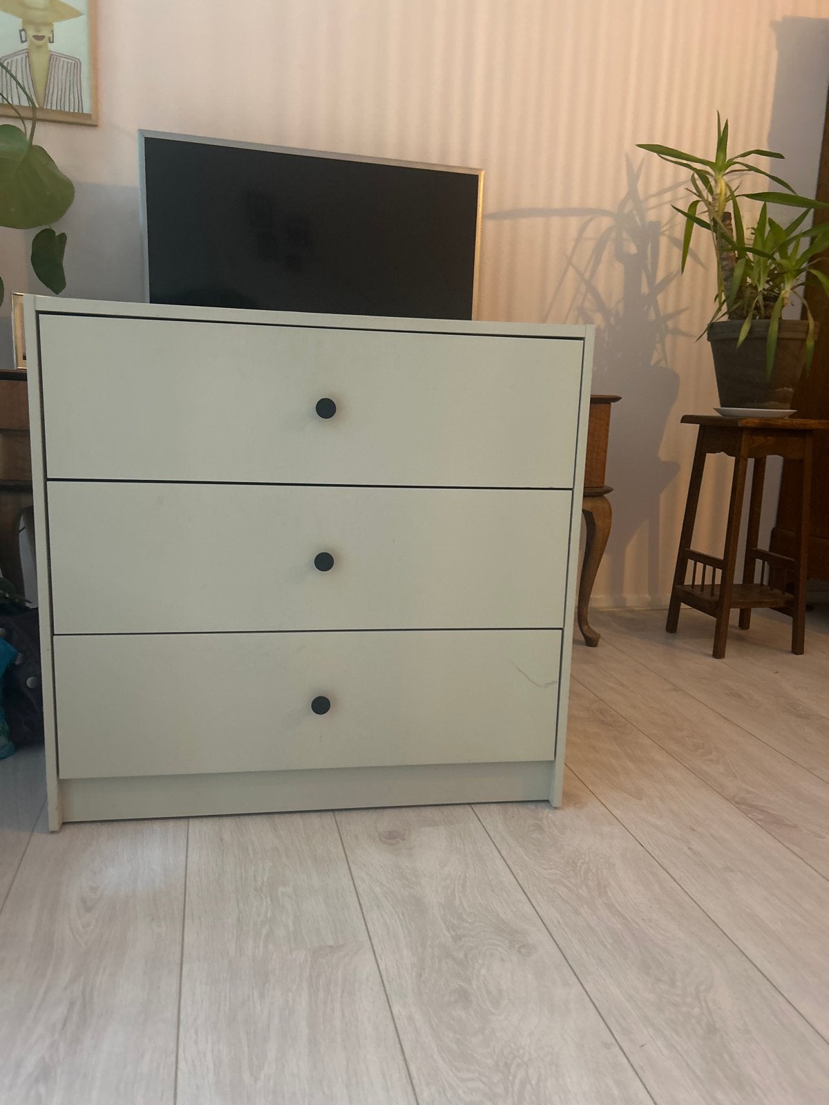 Ikea ladekast met 3 lades - beige, Huis en Inrichting, Ophalen, Gebruikt, 100 tot 150 cm, 50 tot 100 cm