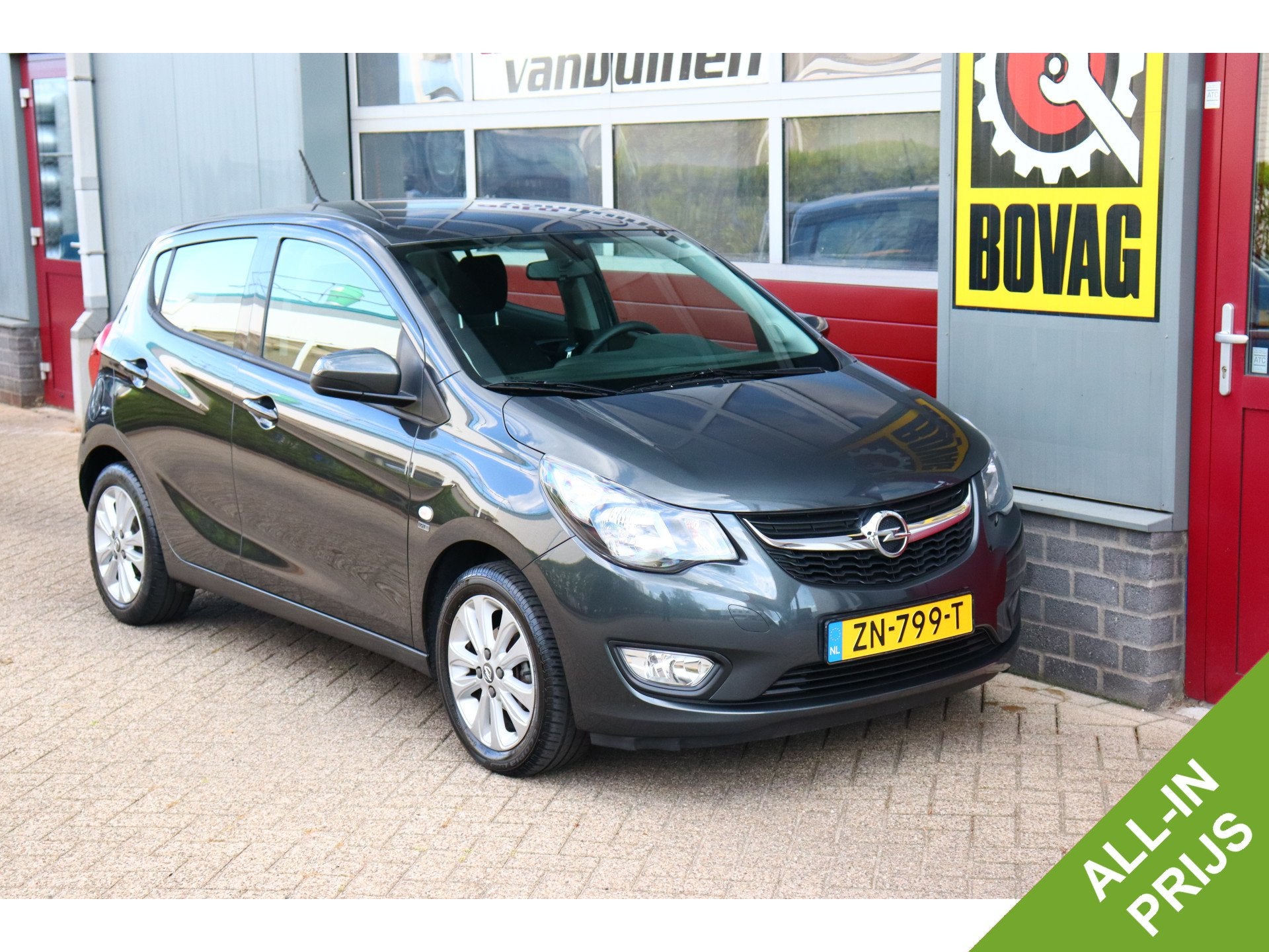 Opel KARL 1.0 ecoFLEX 120 Jaar Edition O.a: Pdc, 15 Inch L.m, 839 kg, Stof, Gebruikt, Met garantie (alle)
