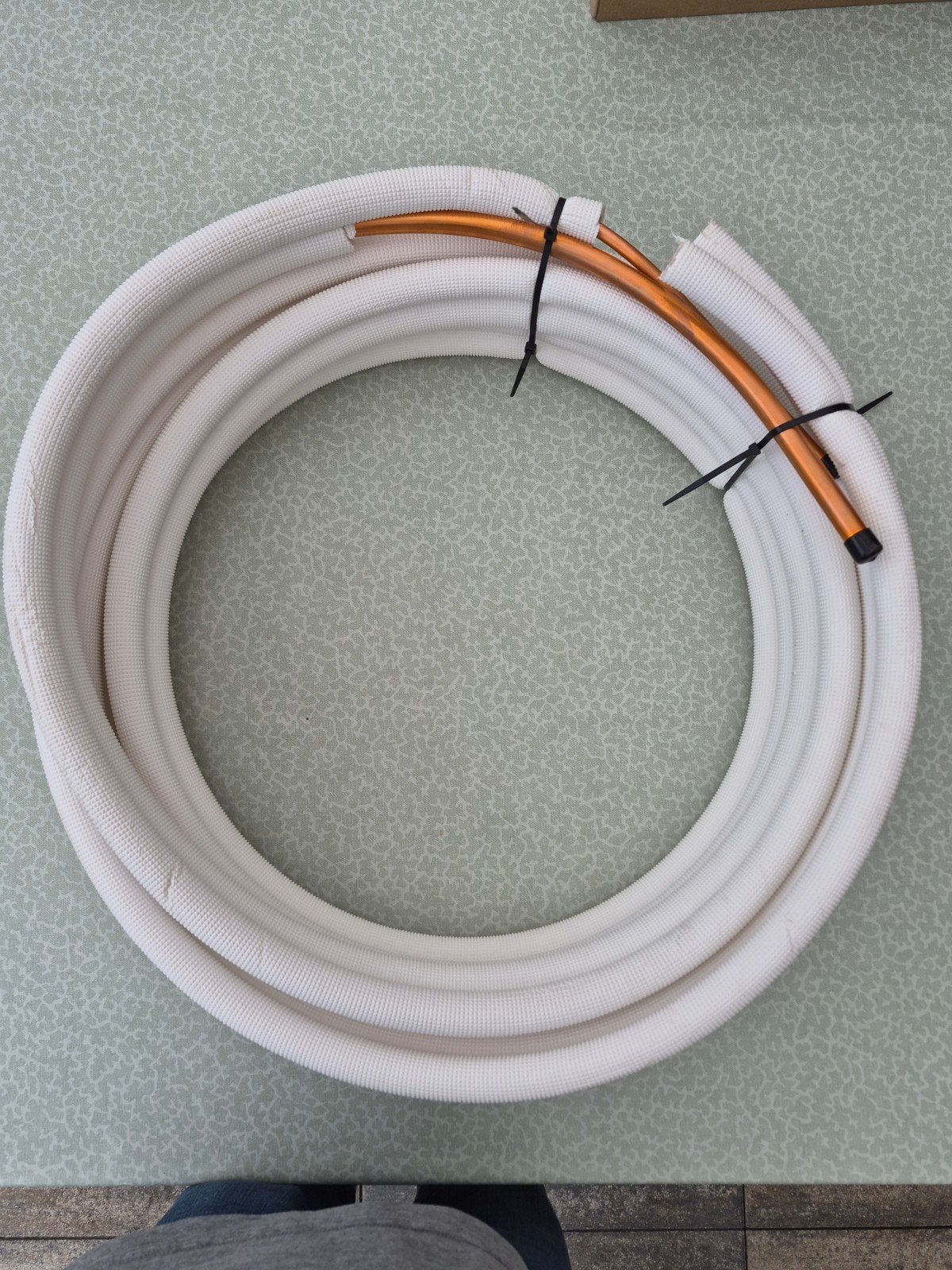 7 m. 3/8 +5/8 " Geïsoleerde koperen leiding voor airconditio, Ophalen of Verzenden, Nieuw, Overige merken, Kabel of Snoer