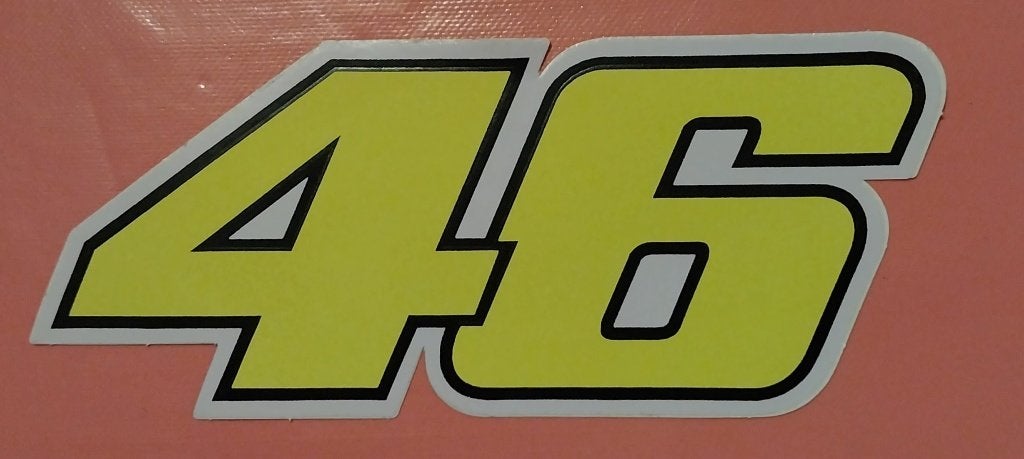 Valentino Rossi,The Doctor,46 stickers,17,5cm,13,5cm,,,,, Motoren, Ophalen