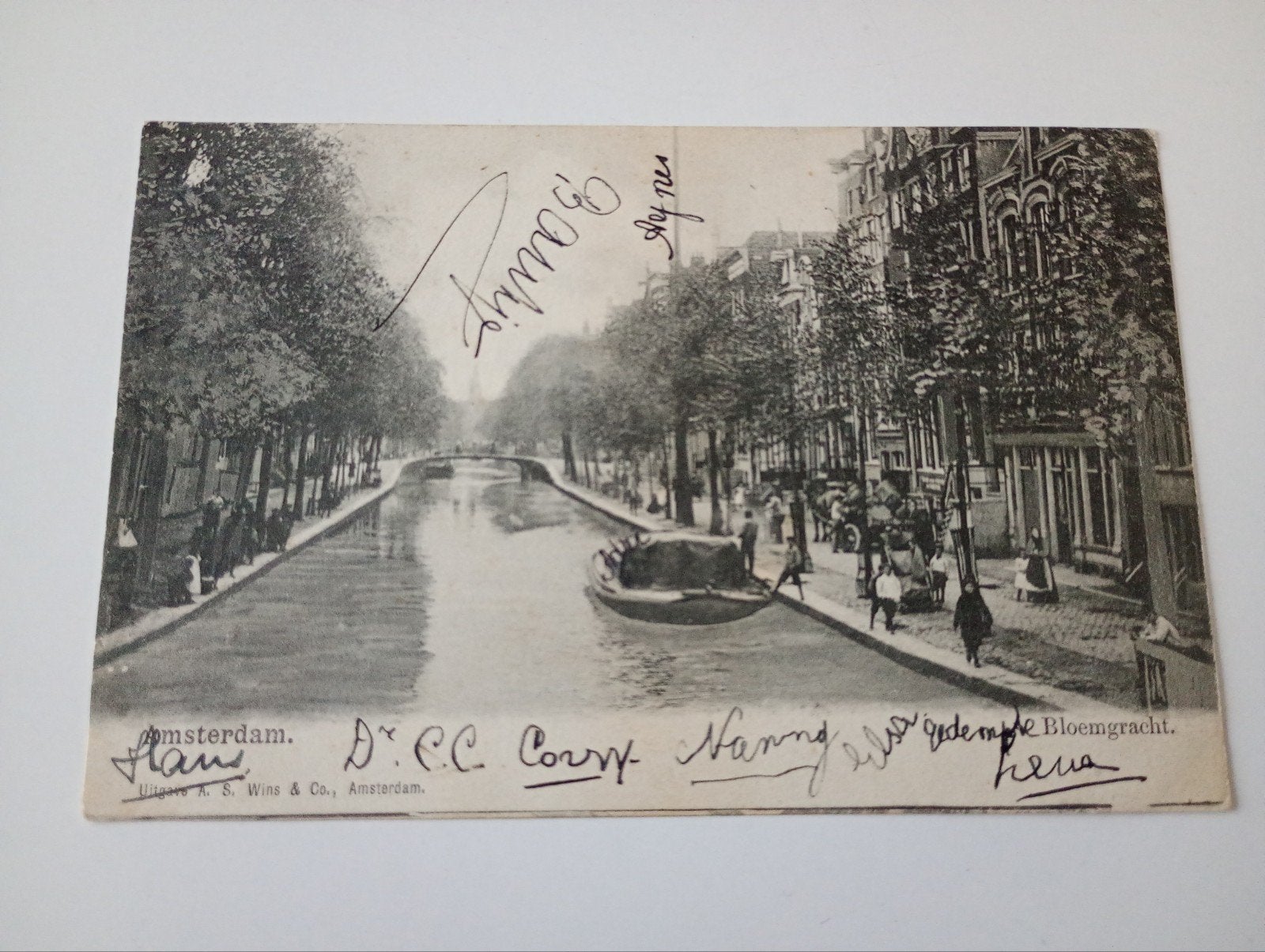 Amsterdam Jordaan Bloemgracht 1905, Ophalen of Verzenden, Voor 1920, Gelopen, Noord-Holland