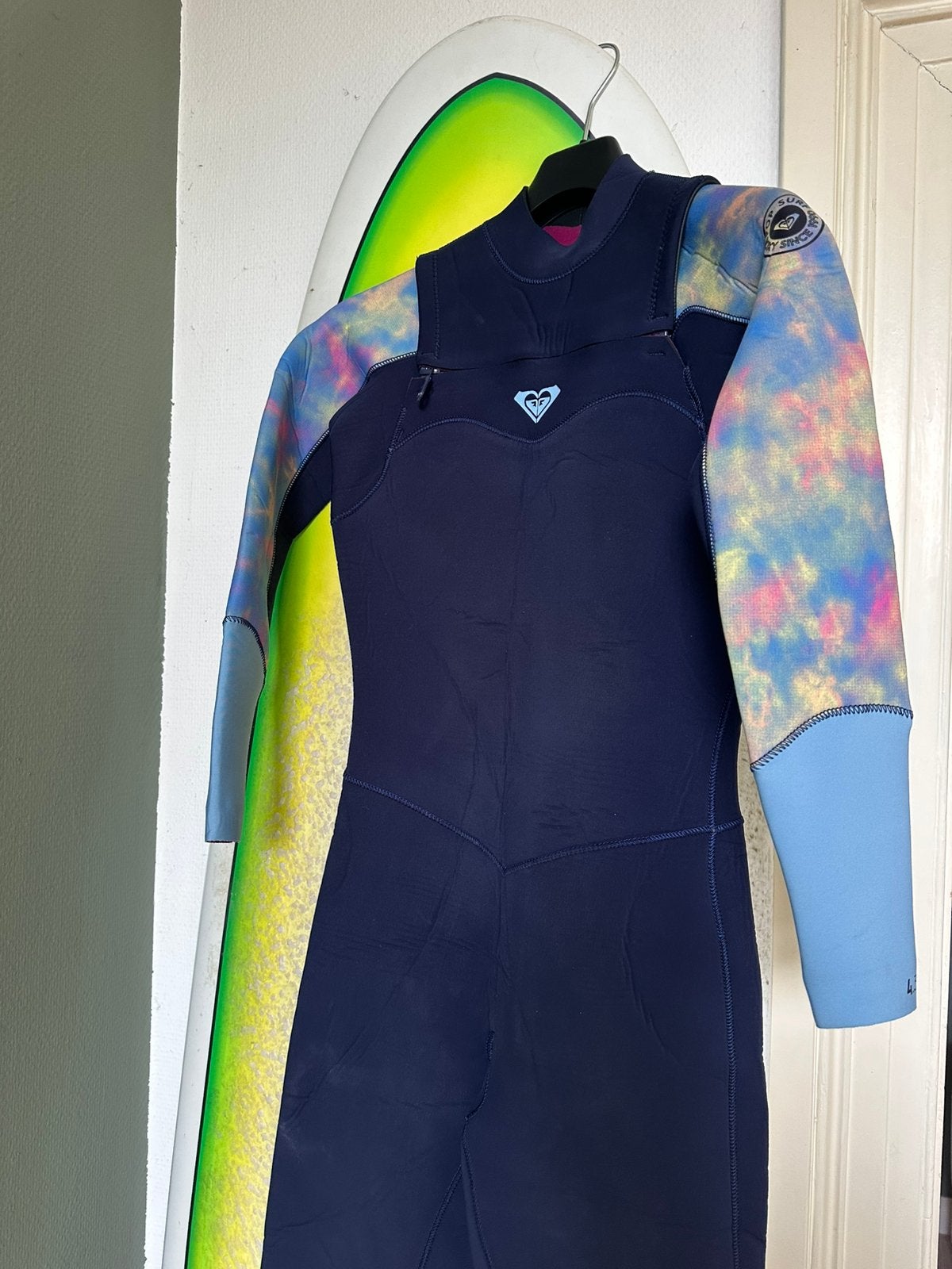 Roxy 4/3 mm wetsuit dames maat 10, Watersport en Boten, Watersportkleding, Ophalen of Verzenden, Zo goed als nieuw, Dame, Wetsuit