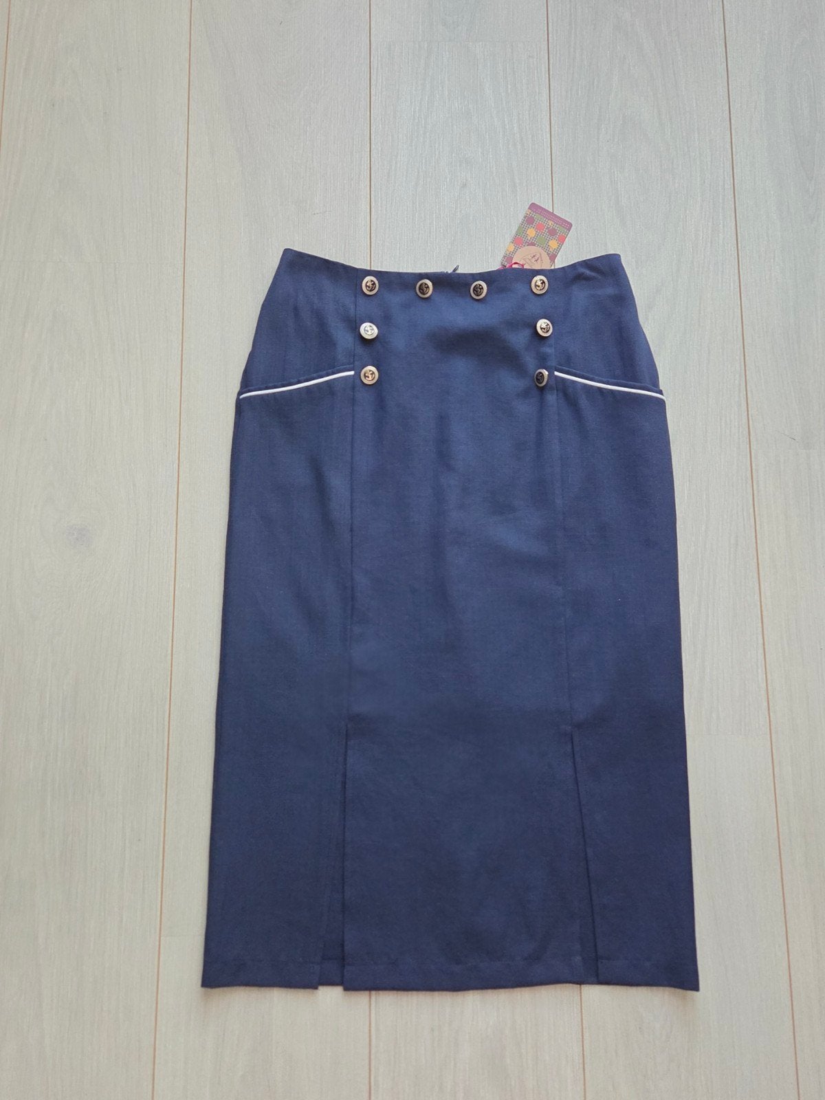 Dancing Days by Banned blauwe kokerrok S 36 rok nieuw ok, Kleding | Dames, Dancing Days by Banned, Blauw, Nieuw, Ophalen of Verzenden