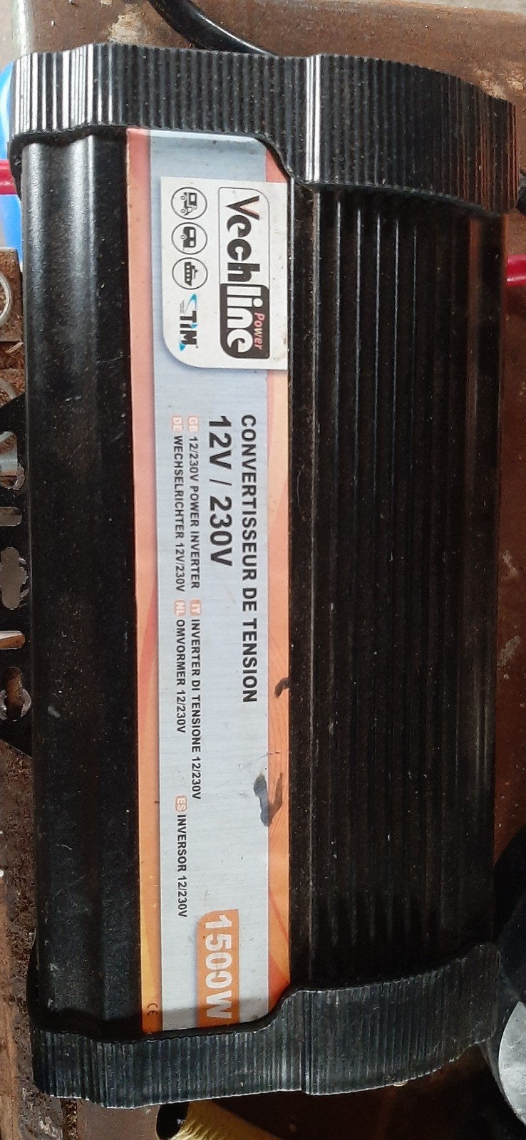 Omvormer van 12 naar 220 - 240,  vermogen 1500 watt, Ophalen of Verzenden