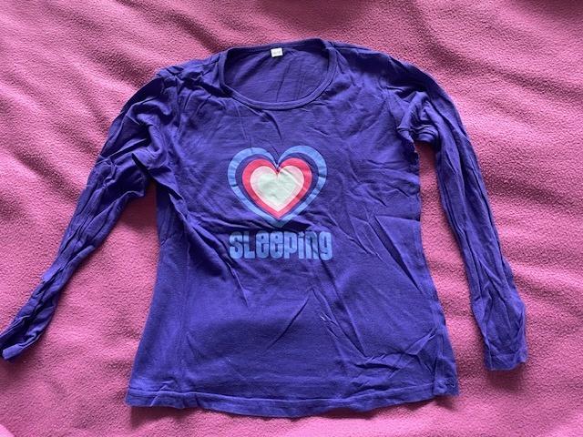 pyama hesje jasje mt 146 152 met harten, Kinderen en Baby's, Ophalen of Verzenden, Zo goed als nieuw, Meisje, Nacht- of Onderkleding