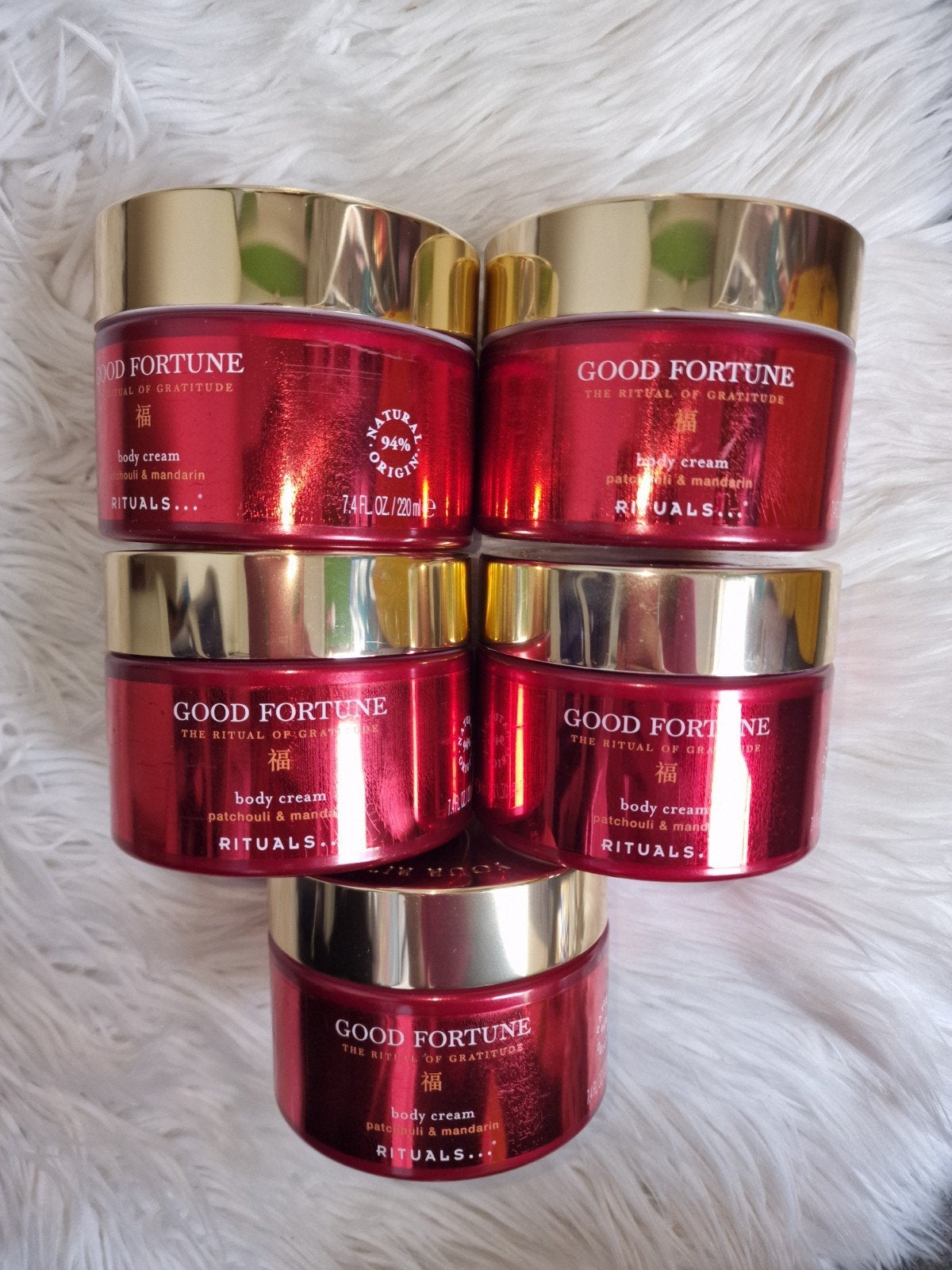5x Rituals Good Fortune Bodycreme Body Crème Lichaamsverzorg, Ophalen of Verzenden, Nieuw, Bodylotion, Crème of Olie