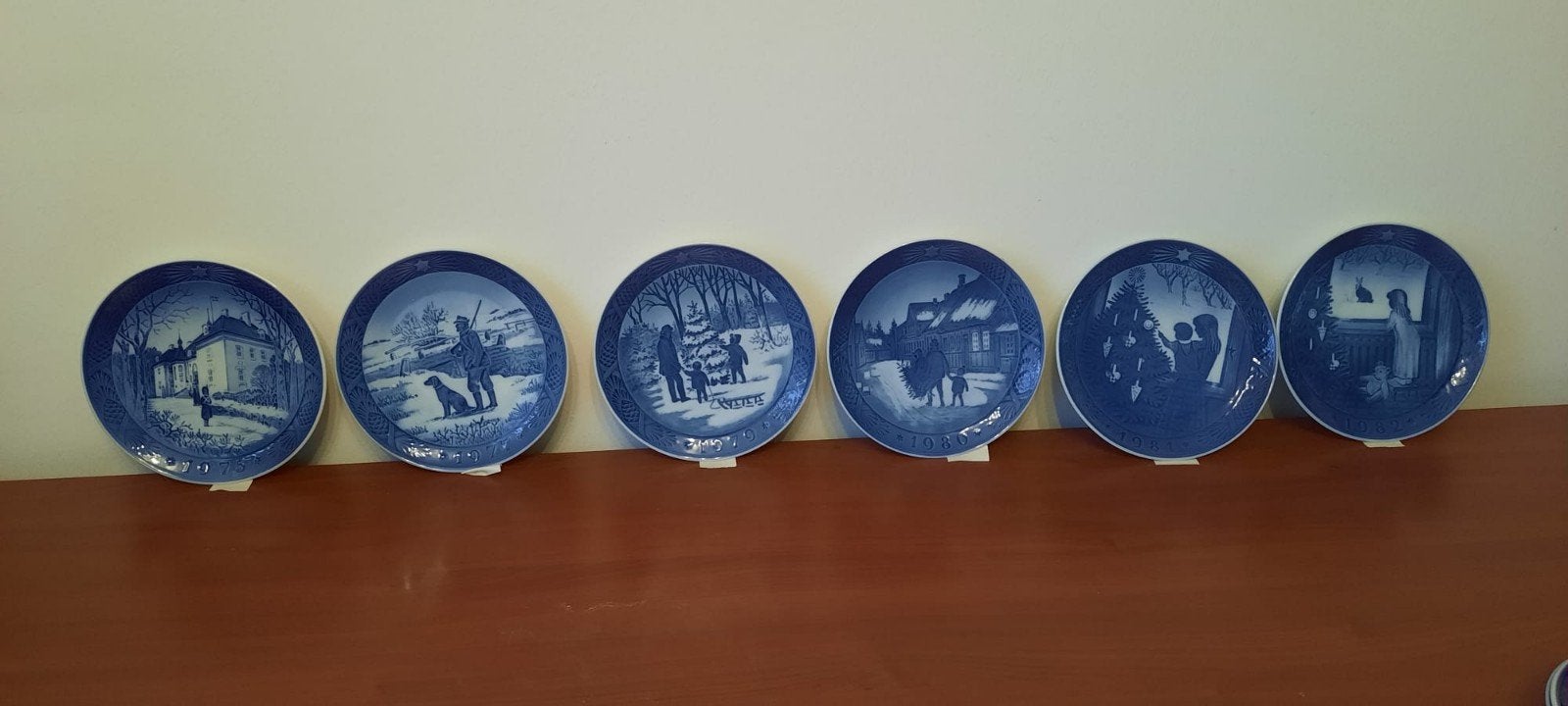 Royal Copenhagen Kerstborden - Set van 12, Ophalen