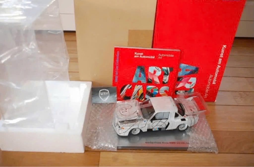 1:18  Art Car BMW 3.0 CSL E9 STELLA Minichamps MINT!! WRH, Hobby en Vrije tijd, Verzenden, Zo goed als nieuw, Auto, MiniChamps