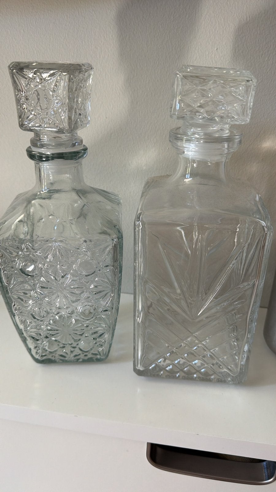 Decoratieve karaffen voor water, whisky of drank, Ophalen