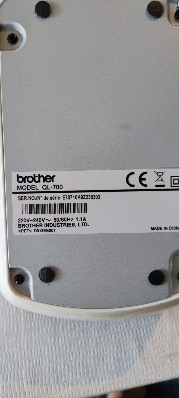 Brother QL-700 labelprinter met kabels en stickervellen, Zwart-en-wit printen, PictBridge, Printer, Ophalen of Verzenden