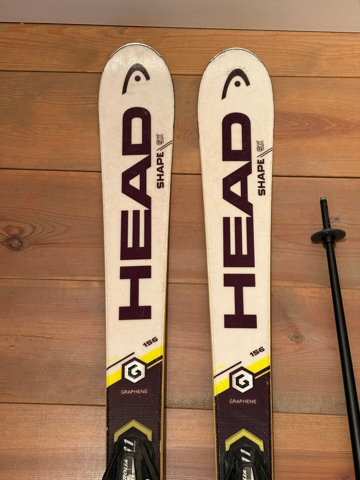 Foto 2 van Head Ski’s 156cm + skistokken
