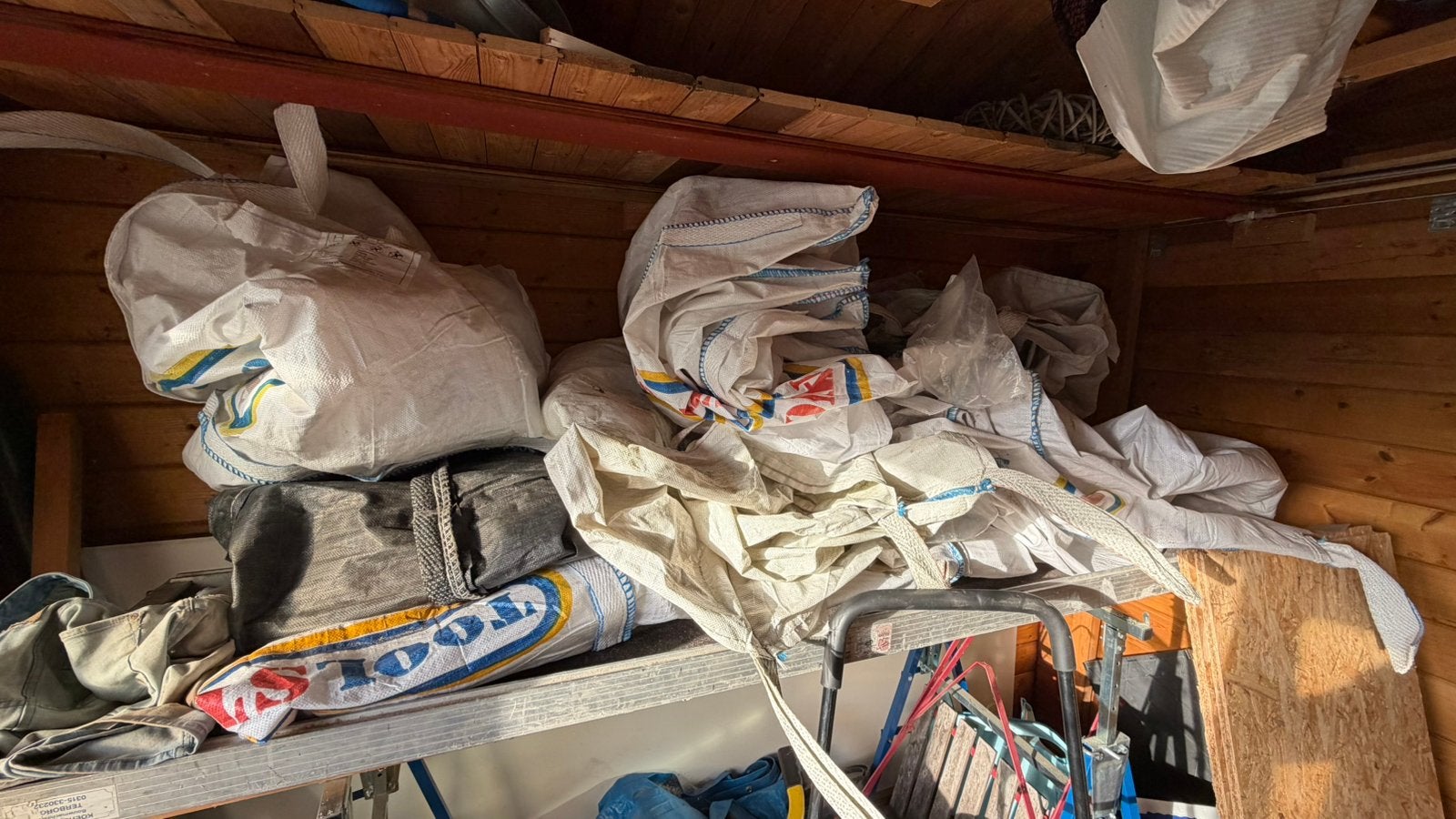 Big bags, Ophalen, Zo goed als nieuw