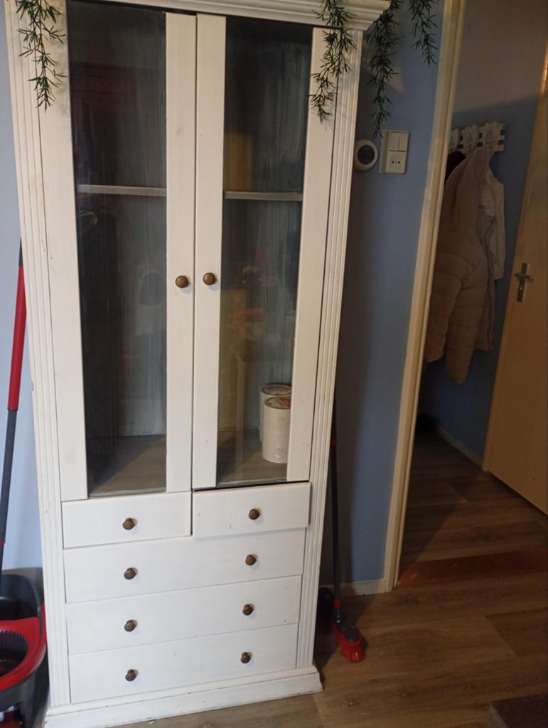 Kast, Huis en Inrichting, Kasten | Vitrinekasten, Ophalen, Gebruikt, 50 tot 100 cm, 150 tot 200 cm