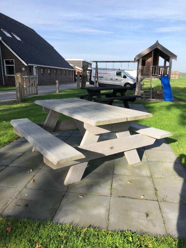 picknicktafel robuust Showmodel, Ophalen, Zo goed als nieuw, Rechthoekig, Hout