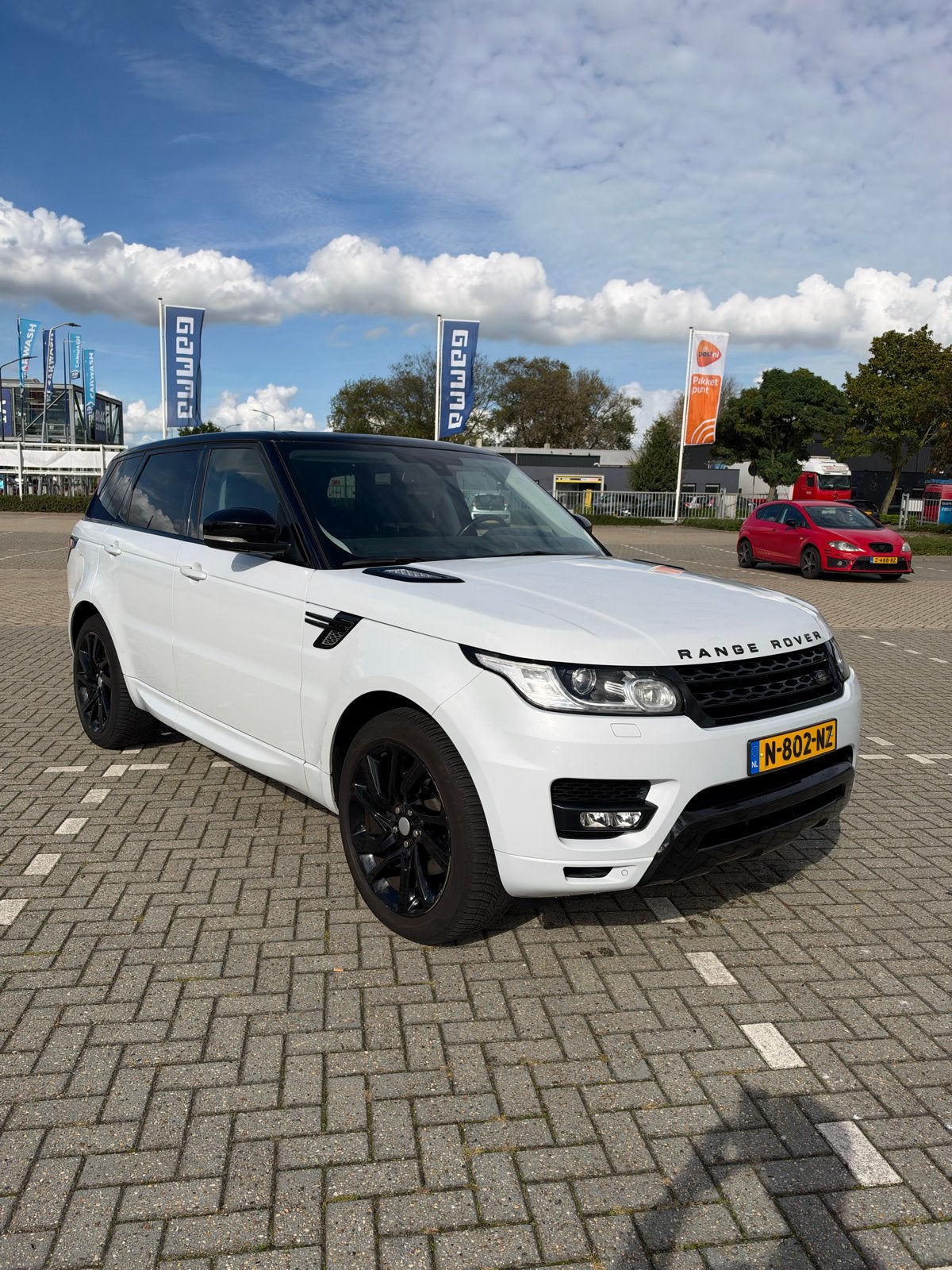 Land Rover Range Rover (sport) Range Rover Sport 2019 Wit, Auto's, 2995 cc, 138 €/maand, Particulier, 2114 kg