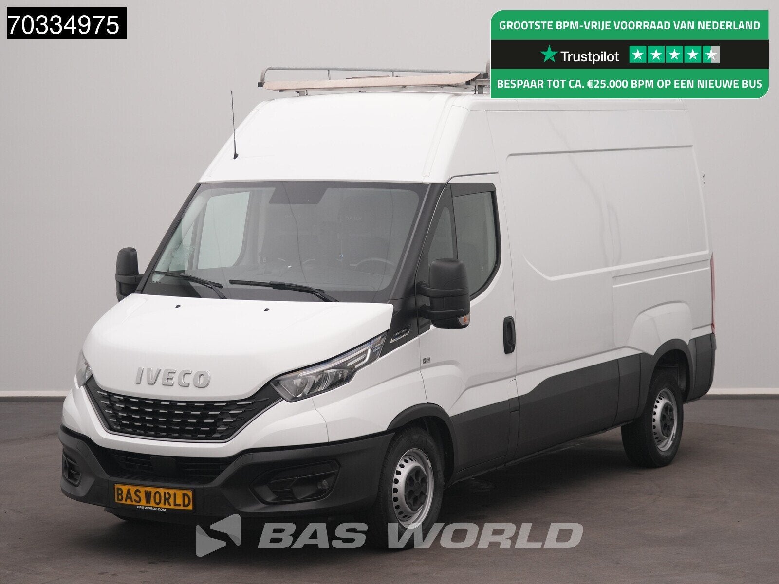 Iveco Daily 35S16 Automaat L2H2 3,5t Trekhaak LED Navi Airco, Auto's, Automaat, Start-stop-systeem, Gebruikt, Euro 6