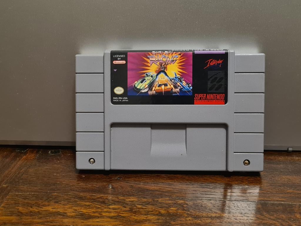 Rock 'N Roll Racing SNES NTSC, 1 speler, Racen en Vliegen, Ophalen of Verzenden, Zo goed als nieuw