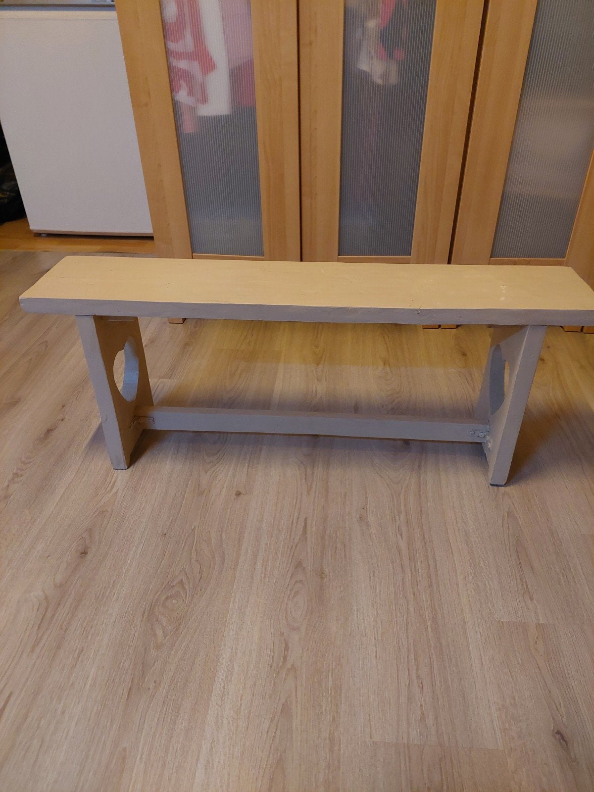 leuk (hal) bankje, Ophalen of Verzenden, 25 tot 50 cm, Rechthoekig