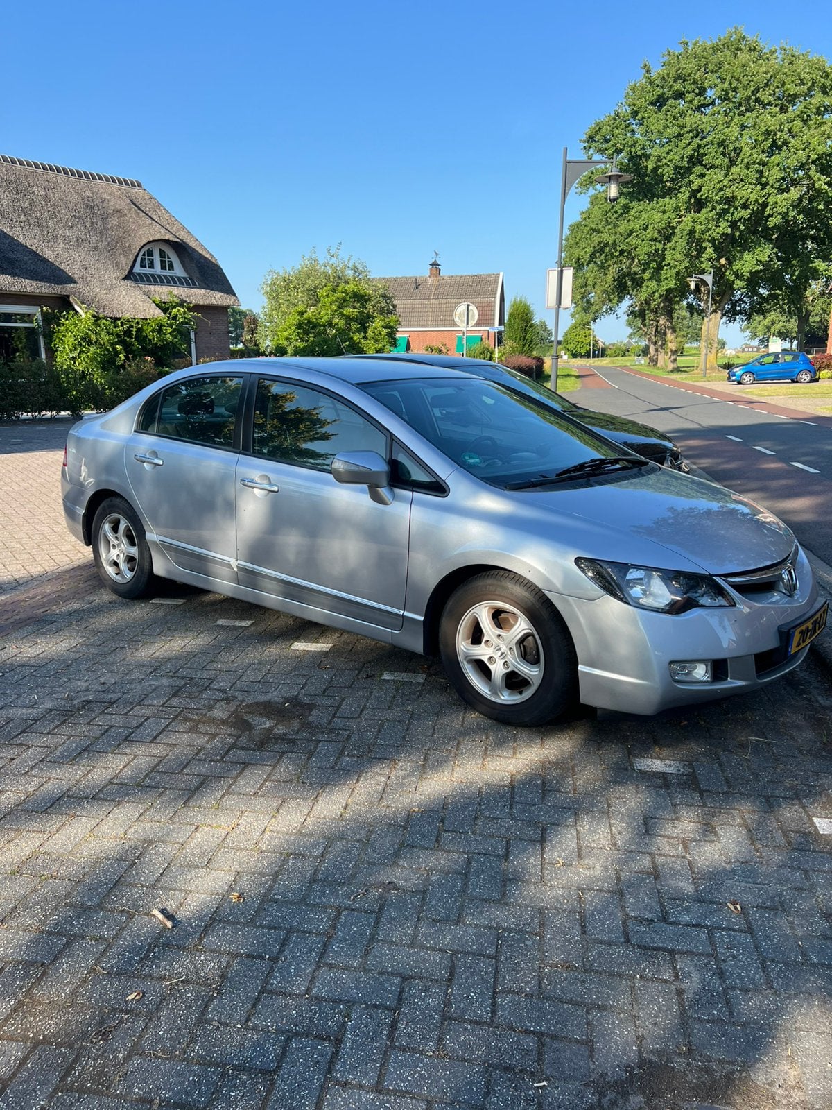 Honda Civic 1.3 Vtec Hybrid 4DR C-tr. 2008 Grijs, Auto's, Origineel Nederlands, Hybride Elektrisch/Benzine, 22 km/l, Sedan