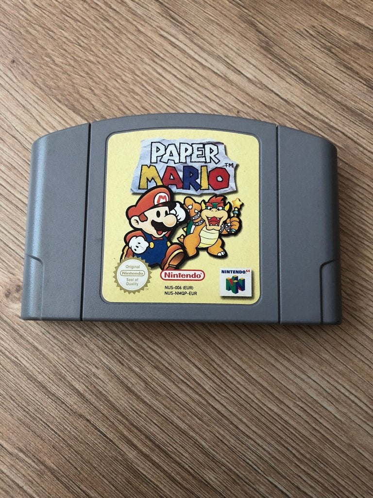 Paper Mario voor de Nintendo 64 (origineel), Avontuur en Actie, Verzenden, 1 speler, Zo goed als nieuw