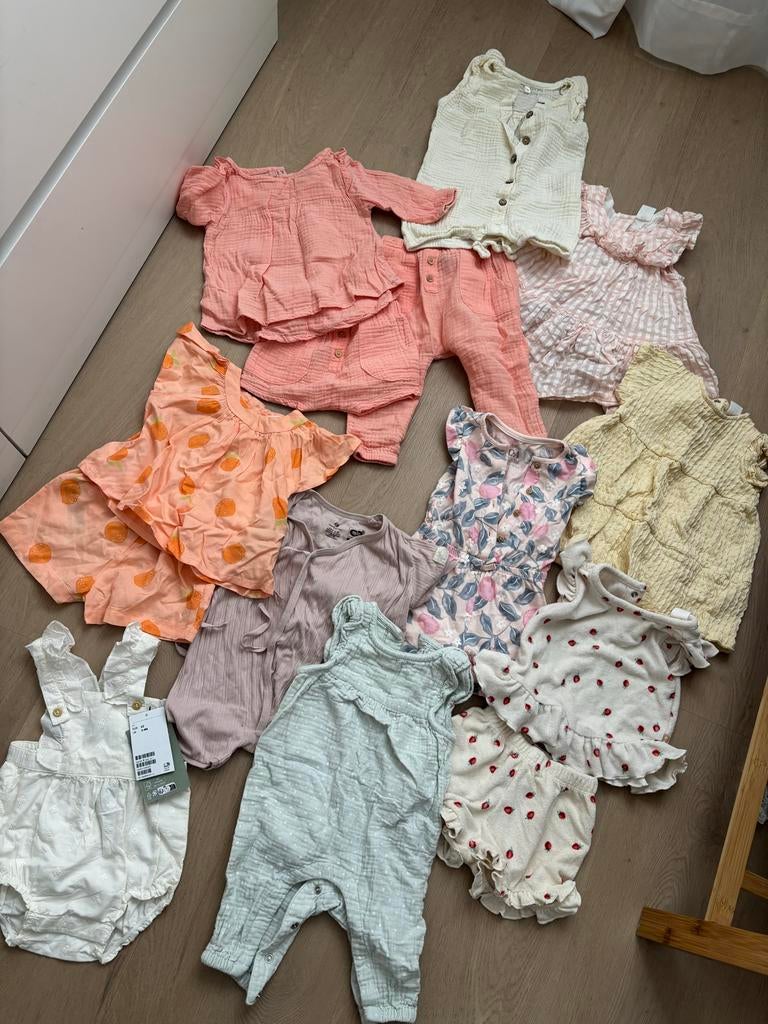 Baby zomerkleding  (10 stuks) - HEMA H&M Zara, Ophalen of Verzenden, Zo goed als nieuw, Jongetje of Meisje, Setje