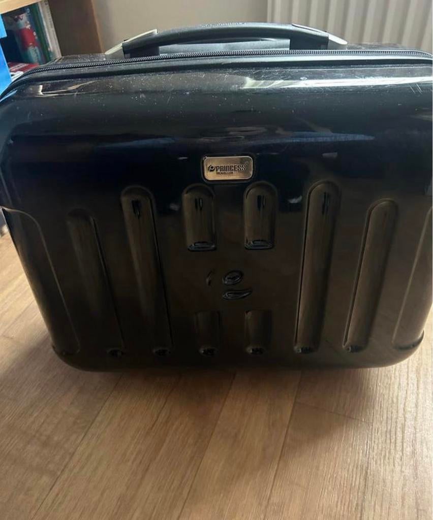 Princess Traveller handbagage koffer zwart, 50 tot 60 cm, Hard kunststof, Ophalen of Verzenden, Zo goed als nieuw