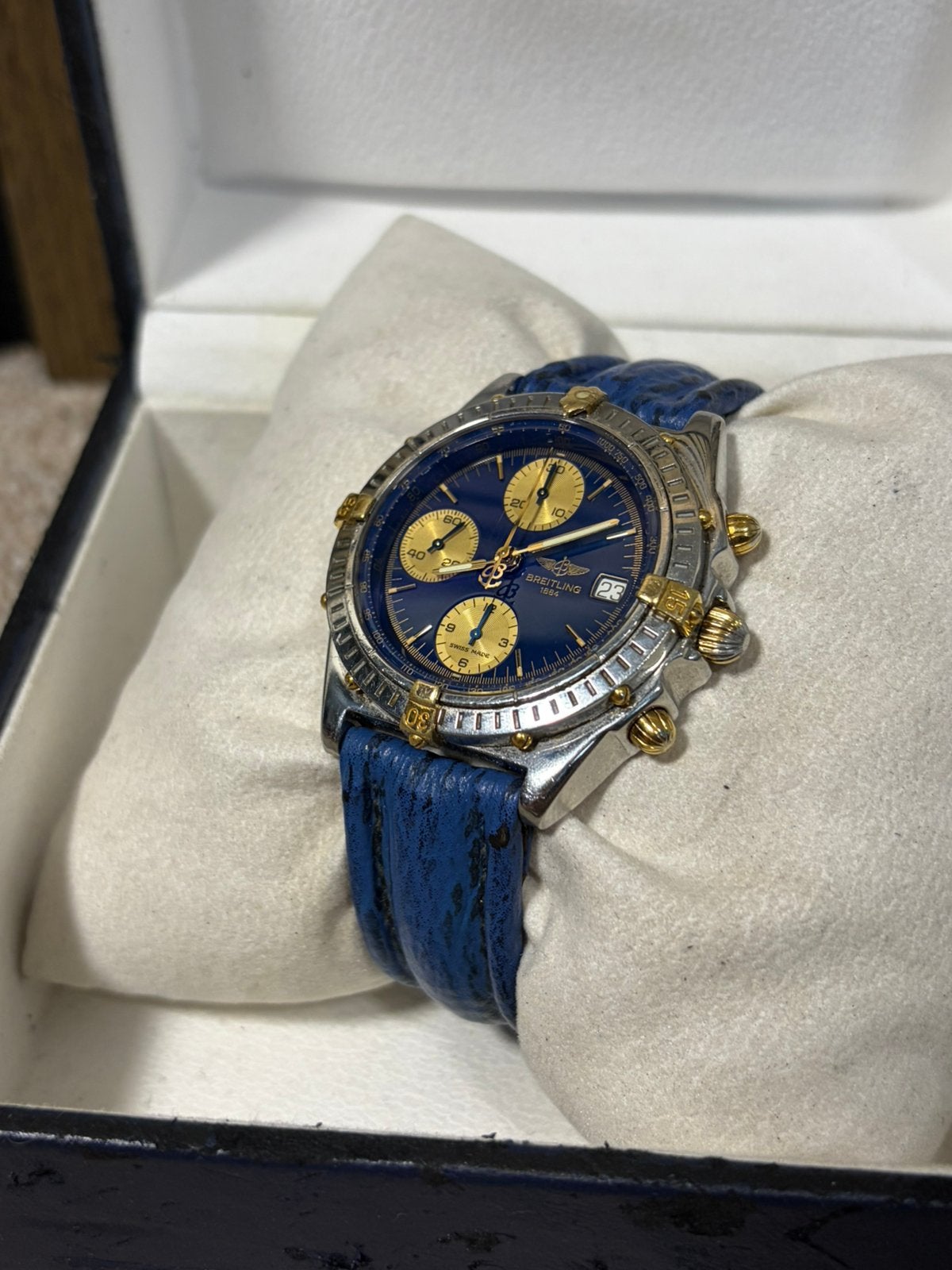 Breitling B13050, Ophalen of Verzenden, Zo goed als nieuw, Staal, Breitling