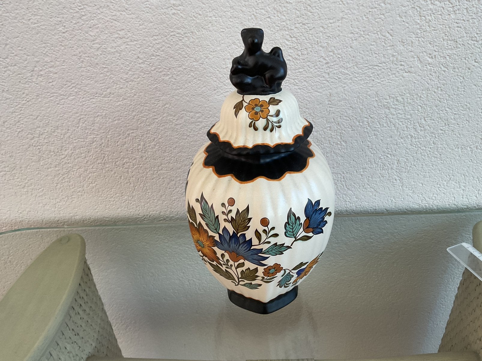 Gouda plateel gemberpot nr 450, Ophalen of Verzenden