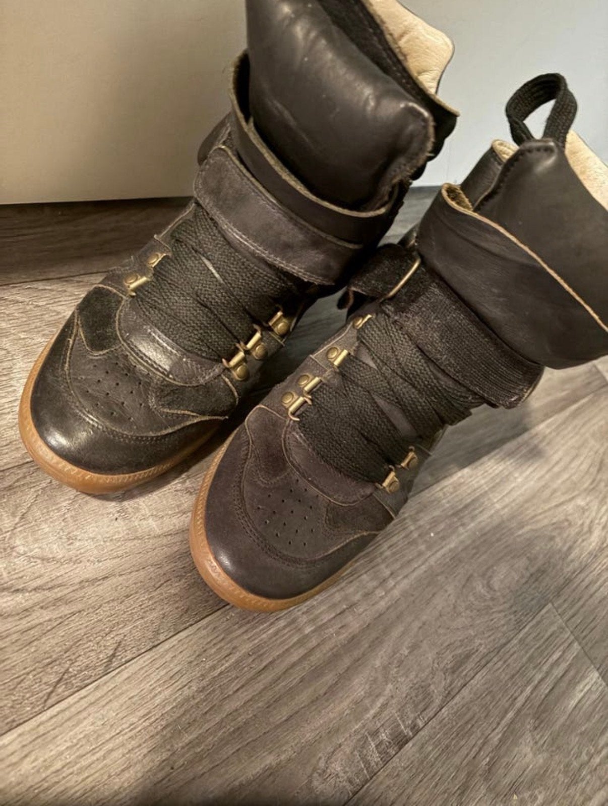 Isabel Marant Wedge Zwart Maat 38, Kleding | Dames, Schoenen, Ophalen, Gedragen, Zwart, Sneakers of Gympen
