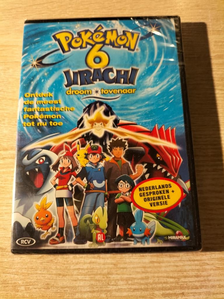 Pokemon 6 jirachi, Cd's en Dvd's, Dvd's | Tekenfilms en Animatie, Ophalen of Verzenden, Nieuw in verpakking
