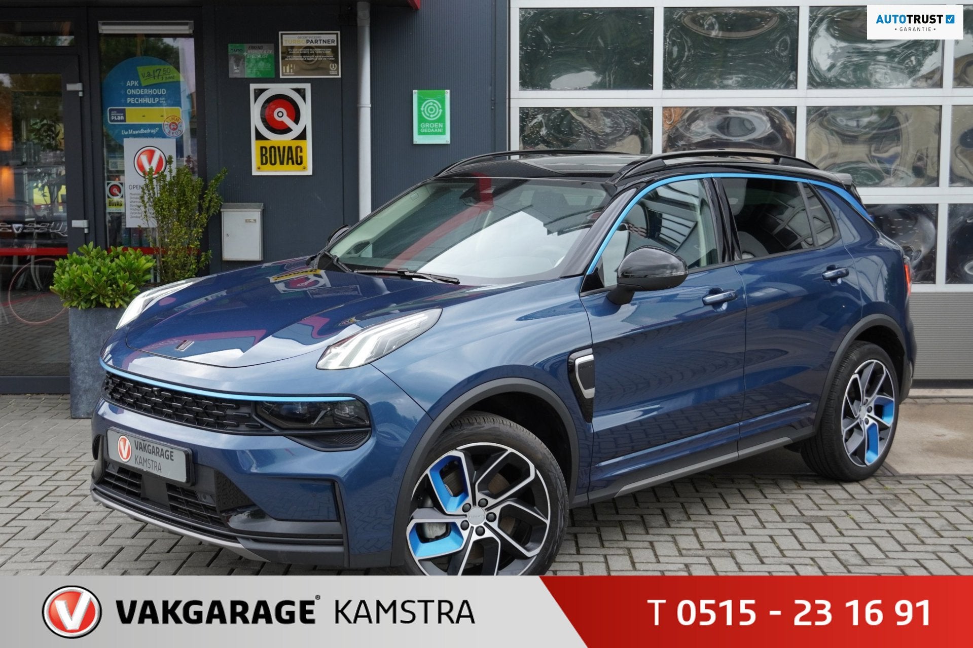 Lynk & Co 01 1.5 NAP ACC/DAB+/LED/Navi/360CAM/WiFi/Front-ass, Euro 6, Blauw, 120 €/maand, Bedrijf