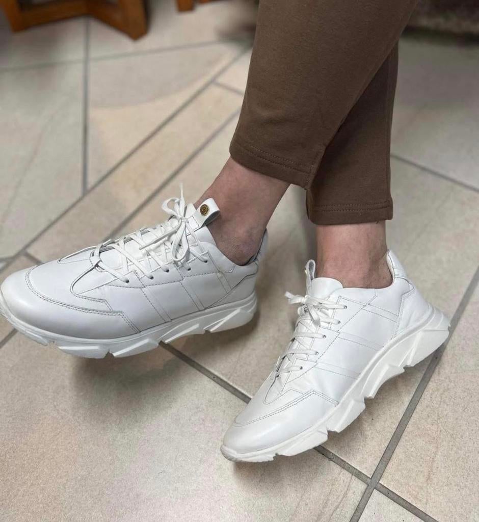 Copenhagen Witte Sneakers - Zo Goed als Nieuw, Wit, Ophalen of Verzenden, Sneakers of Gympen, Zo goed als nieuw