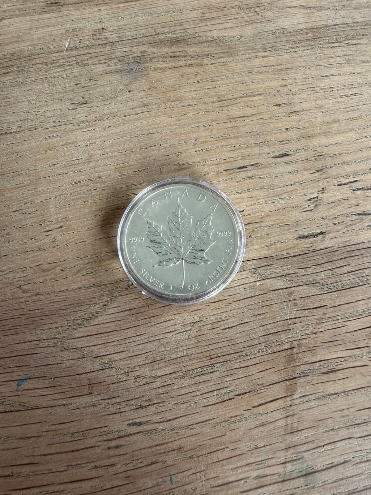 999 zilver ounce maple leaf 2011, Postzegels en Munten, Edelmetalen en Baren, Ophalen of Verzenden, Zilver