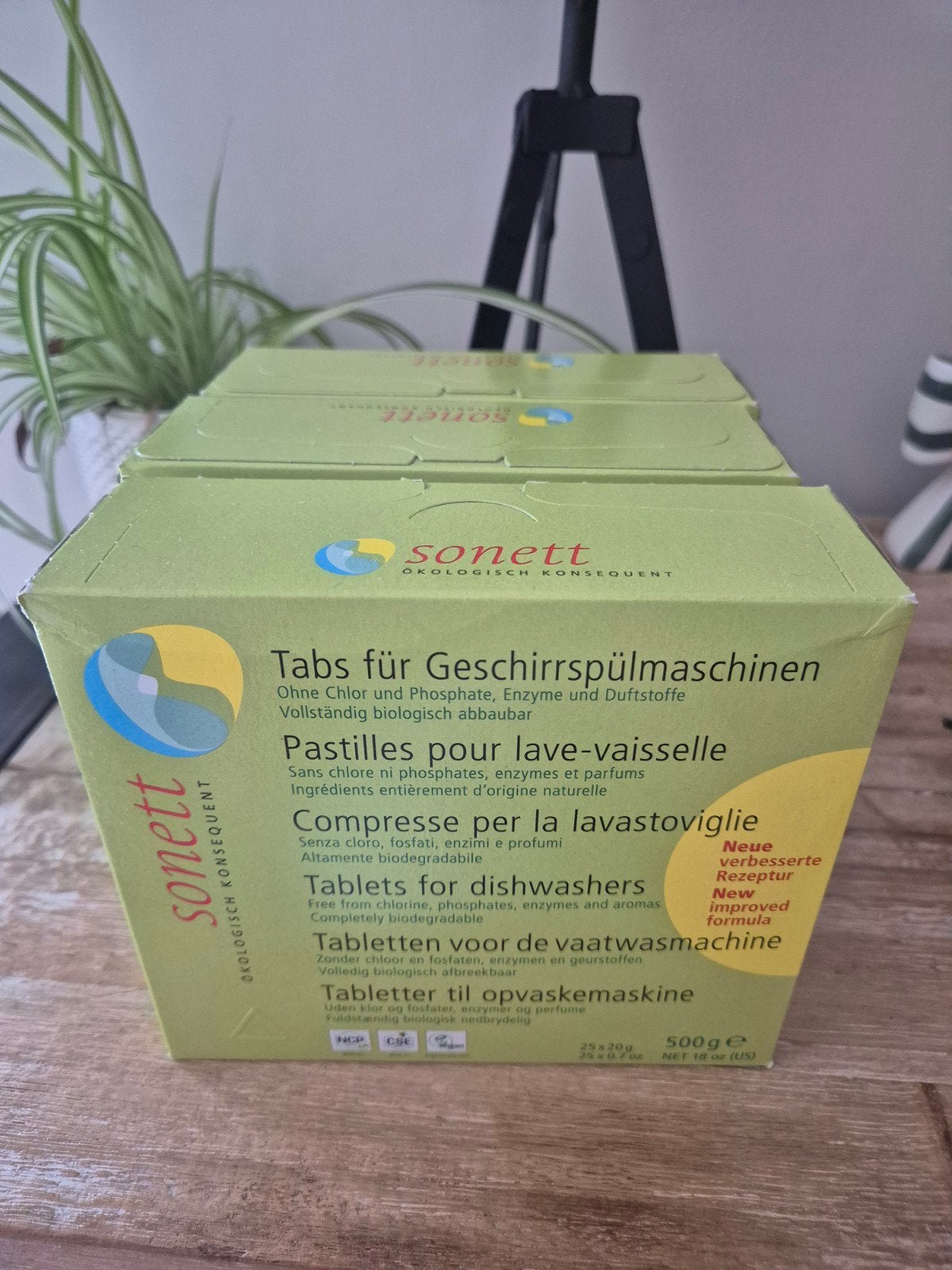 75st. Sonett Vaatwastabletten - Biologisch Afbreekbaar, Ophalen, Nieuw