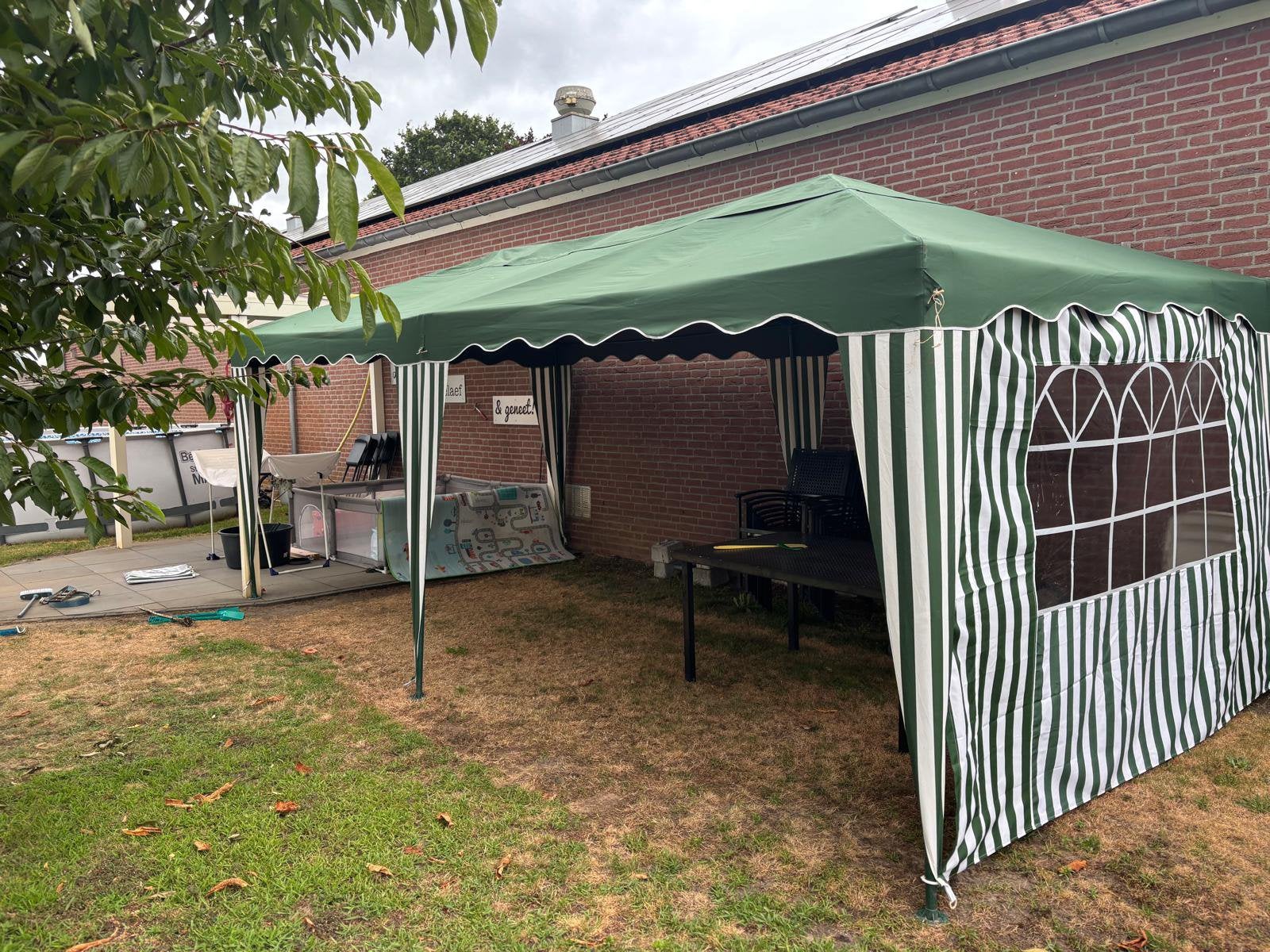 Partytent 6x3, Tuin en Terras, Partytenten, Ophalen, Zo goed als nieuw, Minder dan 5 meter