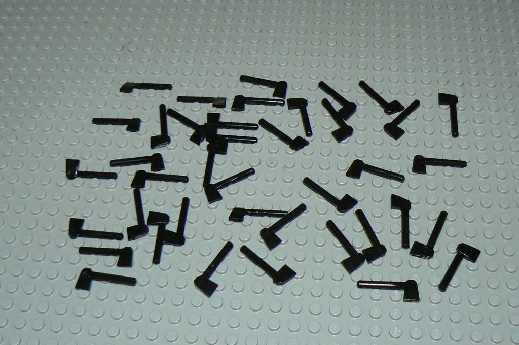 L1245 Bijl zwart 40 st., Ophalen of Verzenden, Nieuw, Losse stenen, Lego