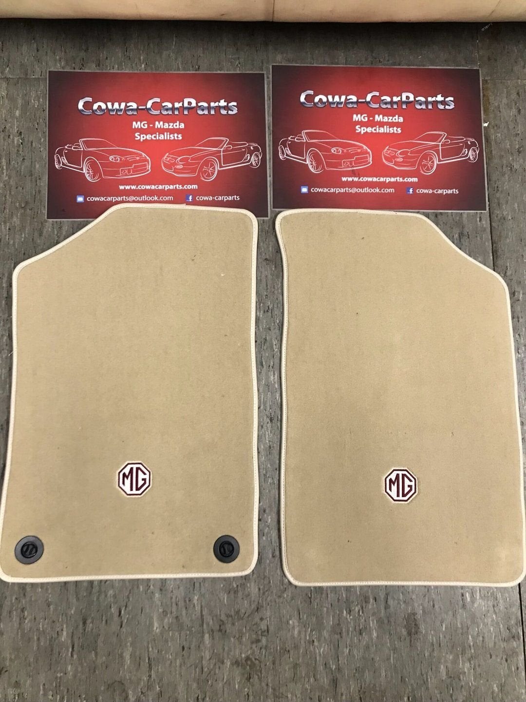 mg f mgf mg tf mgtf originele beige mg mattenset nieuw, -, -, Nieuw, Ophalen of Verzenden