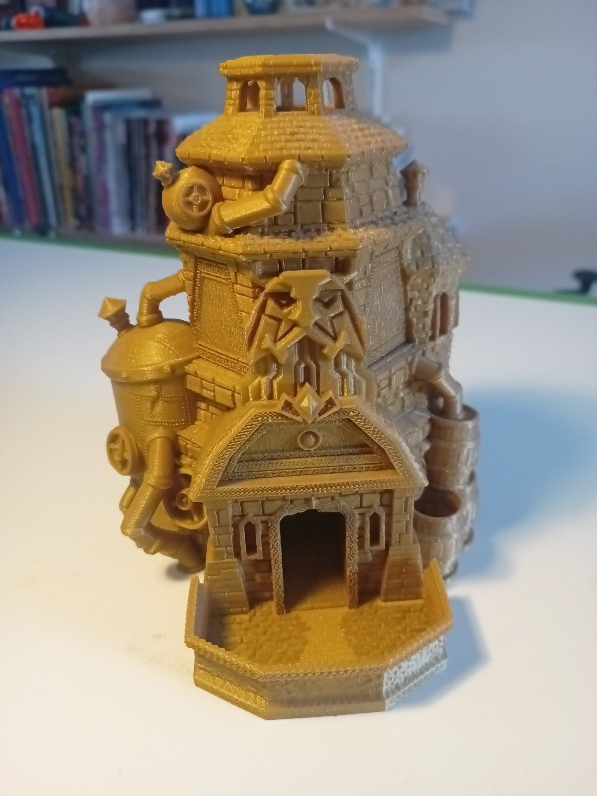 Unieke 3D-geprinte dobbelsteentoren - Brouwerij thema, Hobby en Vrije tijd, Ophalen of Verzenden, Nieuw