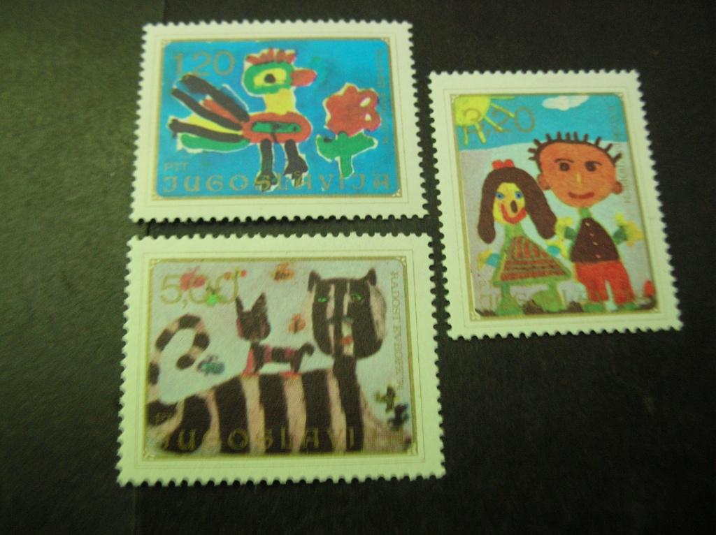 Cept/Verenigd Europa Joegoslavië 1974 meeloper kind, Ophalen of Verzenden, Joegoslavië, Postfris